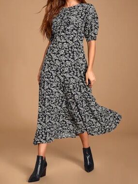 Free People | Dresses | Free People Hudson Puff Sleeve Knit Dress Size S  Brand New With Tag | Poshmark